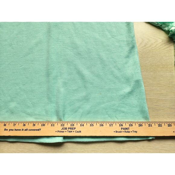 TOP-MIHOLL-Waffle Material-Lace Sleeves-Long Sleeves-Mint Green-Size Large - Picture 13 of 16